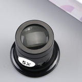 Watch Repair Tool Eyepiece Repair Watch Eye Mask Magnifier, 5X, 10X