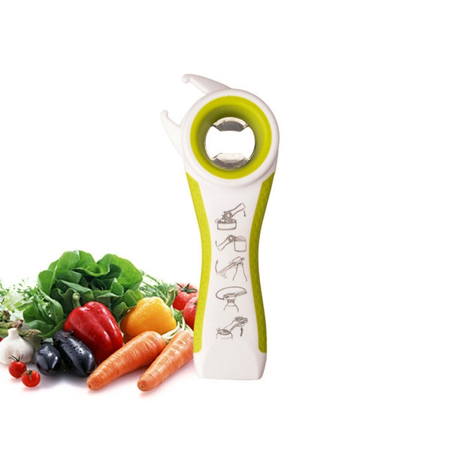 5 in 1 Multifunctional Plastic Bottle Opener Beer Opener Kitchen Tool