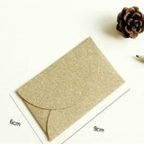 10 PCS Retro Chinese Style Romantic Mini Pearlescent Paper Envelopes Random Color Delivery, Chinese Style Envelopes
