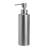 Stainless Steel Soap Dispenser Cylindrical Straight Emulsion Bottle, 250ml, 350ml