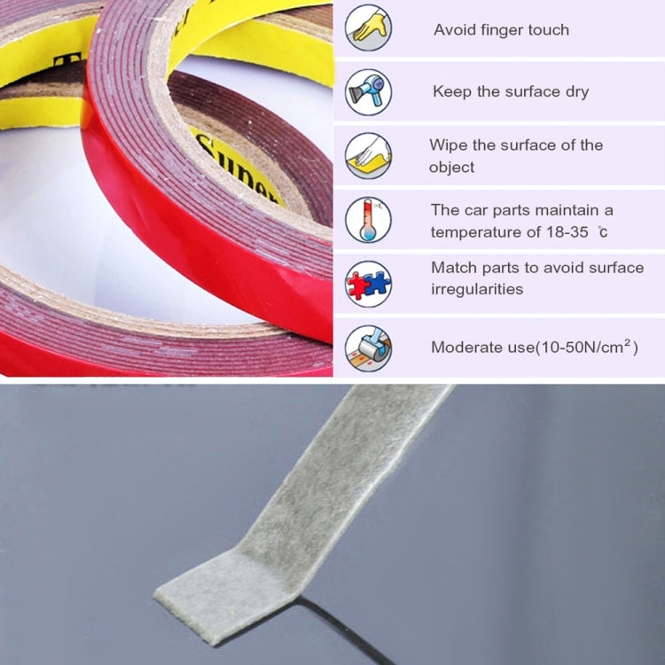 3M High Temperature Acrylic Foam Double Sided Tape Seamless Adhesive Tape Sticker