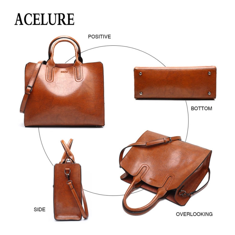 Leather Handbags Big Women Bag Casual Female Bags Trunk Tote Shoulder Bag Ladies Large Bolsos, Brown, Black, Green, Blue, Coffee, Burgundy, Pink, Gray