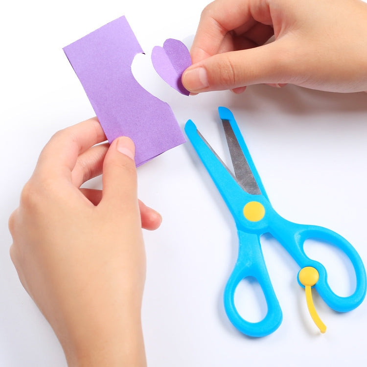 Elastic Safety Scissors Candy-Colored Knife
