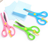 Elastic Safety Scissors Candy-Colored Knife