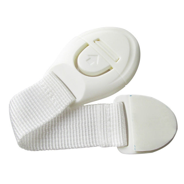 10 PCS/Lot Child Lock Protection Of Children Locking Doors For Children Safety Kids Plastic Lock, 10 PCS White