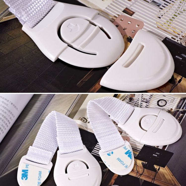 10 PCS/Lot Child Lock Protection Of Children Locking Doors For Children Safety Kids Plastic Lock, 10 PCS White