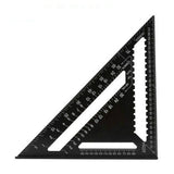 Angle Ruler Measuring Tool For Woodworking Square Layout Gauge, Angle Ruler 7 Inch Black Metric, Angle Ruler 12 Inch Black