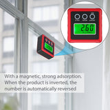 3 Button Mini Precision Magnetic Digital Tilt Box / Tilt Meter / Inclinometer