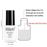 ROSALIND Gel Polish Set UV Semi Permanent Primer Top Coat Poly Gel Varnish Nail Art Manicure Gel, Capacity: 7ml, 02, 03, 2452, 2455, 2456, 2458, 2459, 2460, 2501, 2506, 2519, 2551, 2552, 2554, 2555, 2556, 2557, 2558, 2559, 2560, 2561, 2562