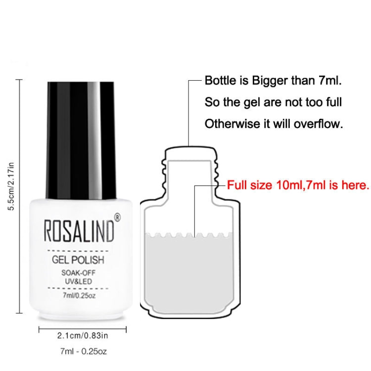 ROSALIND Gel Polish Set UV Semi Permanent Primer Top Coat Poly Gel Varnish Nail Art Manicure Gel, Capacity: 7ml, 02, 03, 2452, 2455, 2456, 2458, 2459, 2460, 2501, 2506, 2519, 2551, 2552, 2554, 2555, 2556, 2557, 2558, 2559, 2560, 2561, 2562