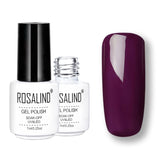 ROSALIND Gel Polish Set UV Semi Permanent Primer Top Coat Poly Gel Varnish Nail Art Manicure Gel, Capacity: 7ml, 02, 03, 2452, 2455, 2456, 2458, 2459, 2460, 2501, 2506, 2519, 2551, 2552, 2554, 2555, 2556, 2557, 2558, 2559, 2560, 2561, 2562