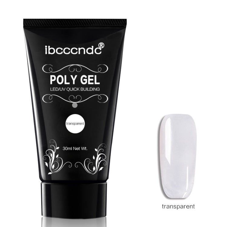 3 PCS Nail Acrylic Poly Gel Pink White Clear Crystal Builder Gel, Coffee, Jelly Red, Pink, Skin Color, Transparent, White, Nail Liquid