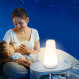 Portable Touch Switch Rechargeable LED Table Lamp Outdoor Camping Emergency Night Light with Handle