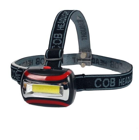 2 PCS 3W Portable Mini COB LED Headlamp Head Lamp Torch with 3 Lighting Modes Default Title
