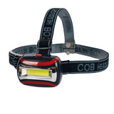 2 PCS 3W Portable Mini COB LED Headlamp Head Lamp Torch with 3 Lighting Modes Default Title