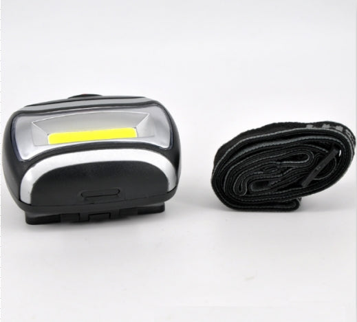 2 PCS 3W Portable Mini COB LED Headlamp Head Lamp Torch with 3 Lighting Modes