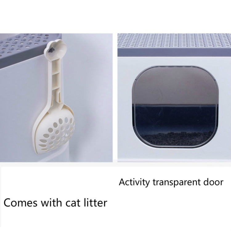 Top Drawer Fully Enclosed Cat Litter Box Pet Supplies