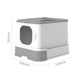 Top Drawer Fully Enclosed Cat Litter Box Pet Supplies