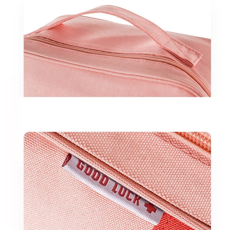 Thickened Large-Capacity Multifunctional Medicine Box Family Portable Storage Bag, Green, Gray, Pink