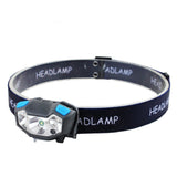 Usb Rechargeable Waterproof Sensor Headlight Outdoor Fishing Light