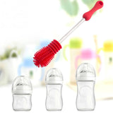 Washing Cleaning Rotary Handle Long Handle Scrubbing Feeding-bottle Brush