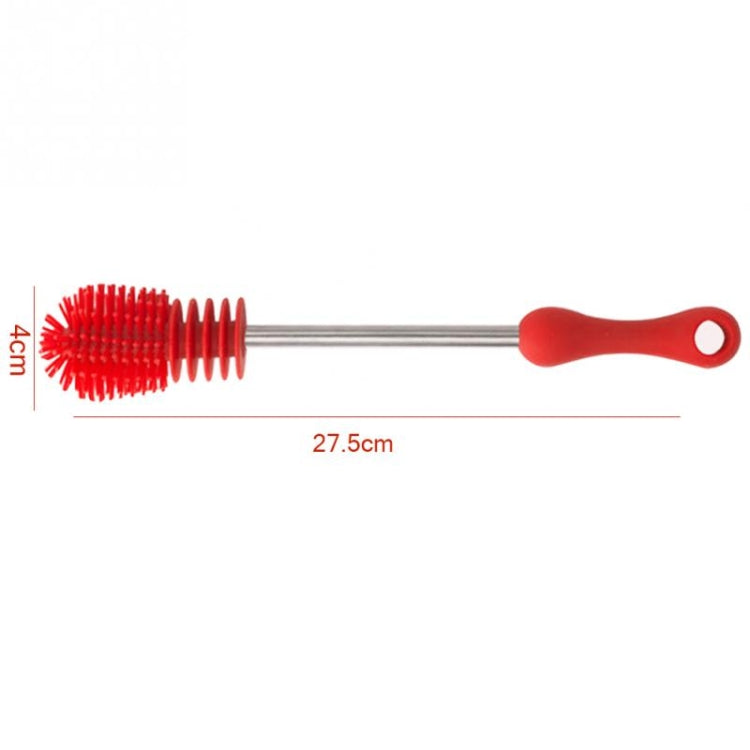 Washing Cleaning Rotary Handle Long Handle Scrubbing Feeding-bottle Brush