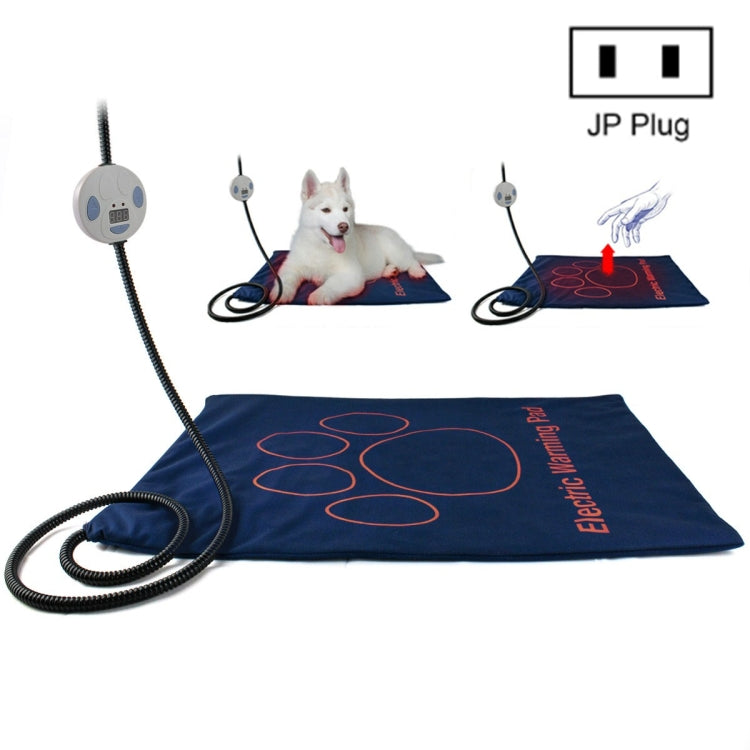 Pet Heating Pad Waterproof and Anti-Scratch Electric Blanket, Size: 60x45cm, JP Plug