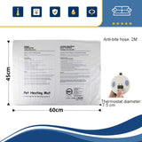 Pet Heating Pad Waterproof and Anti-Scratch Electric Blanket, Size: 60x45cm, JP Plug