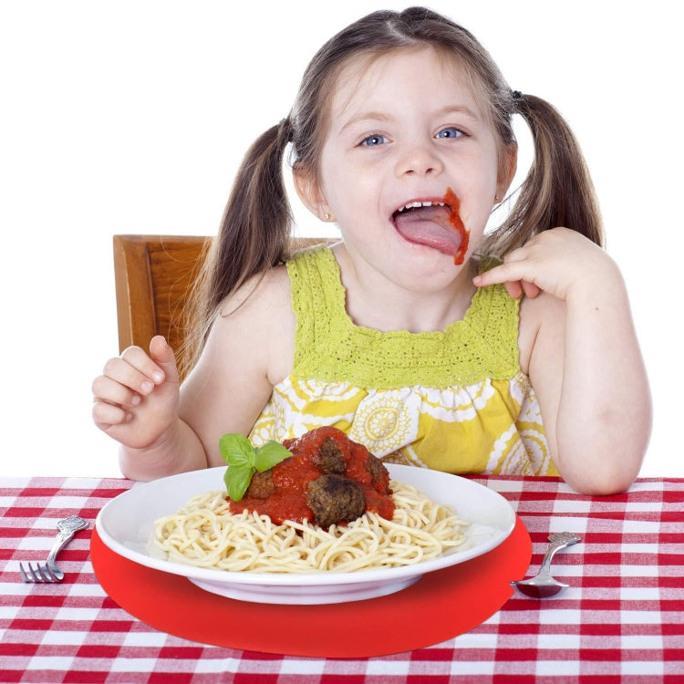 12 Inch Food Grade Silicone Microwave Oven Mat Round Silicone Placemat Non-Slip Insulation Mat, Black, Red, Blue, Green, Purple, Gray