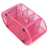 Desk Organizer 9 Grids Metal Mesh Office Pen Pencil Holder