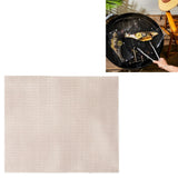 Non-Stick Grid Sheet Teflon Barbecue Mat Grill Grid Mat, 30x40 cm, 33x40 cm, 36x42 cm