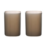 2 PCS Multi-function 4 Grid Desktop Pen Holder Office School Storage Case Clear Plastic Box Desk Pencil Organizer