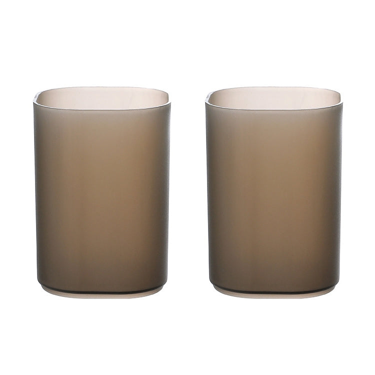 2 PCS Multi-function 4 Grid Desktop Pen Holder Office School Storage Case Clear Plastic Box Desk Pencil Organizer