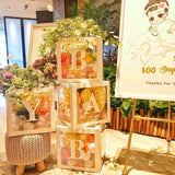 Wedding Birthday Party Decoration Transparent Letter Balloon Box, White Baby, White Love