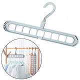 Home Storage Organization Clothes Hanger Drying Rack Plastic Scarf Clothes Hangers