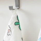 Six-Layer Gauze Cotton Baby Square Handkerchief Saliva Towel Styles Random Delivery, 25x25cm, 30x30cm