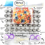 88 in 1 Decorating Mouth Set Cake Baking Jewelry Set, 88 PCS/Set