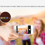 Men Leather Business Wallet Smart Anti-Lost Anti-Theft Wallet, Smart