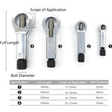4 In 1 Rusty Nut Splitter Cap Breaking Machine Nut Breaker Cutter, 4 In 1