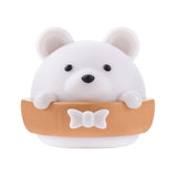 Bear Remote Control Night Light Bedside Eye Protection Wall Lamp with 3 Light Modes, CN Plug, Rechargeable