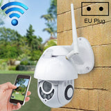 PTZ Control 355 Degree Rotation Infrared WiFi Smart Dome Camera, Two-Way Voice Intercom Monitor, OU-A1IN OU-A1IN EU Plug