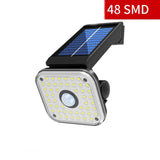 Solar Wall Light Outdoor Waterproof Human Body Induction Garden Lamp Street Light, 48 LED, 54 LED, 54 COB, 32 LED