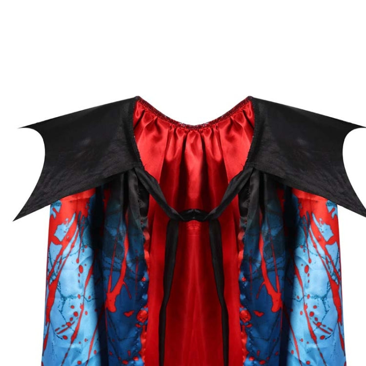 Halloween Dress Up Kids Double-Layer Printed Cloak, Free Size