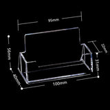 Acrylic Transparent Name Card Holder Desktop Showcase, Card Holder