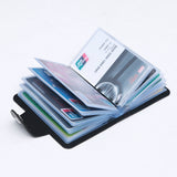 3 PCS Upgraded Version Card Bag Business Card Transparent Protective Cover Color Storage Card Holder, 10 Card Slots, 12 Card Slots, 24 Card Slots, 24 Cards Single Side Single Page