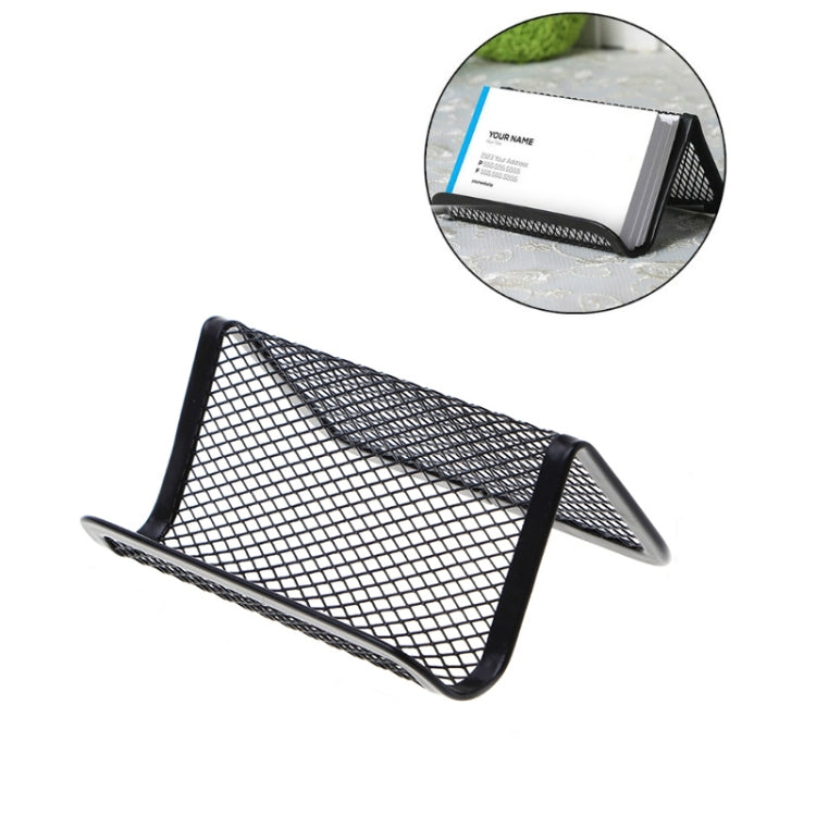 10 PCS Office Convenient Practical Metal Mesh Card Holder, 10 PCS Mesh Card Holder 10 PCS Mesh Card Holder
