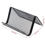 5 PCS Office Convenient Practical Metal Mesh Card Holder, 5 PCS Mesh Card Holder