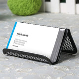 5 PCS Office Convenient Practical Metal Mesh Card Holder, 5 PCS Mesh Card Holder