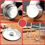 Stainless Steel Pot Rack Single Alcohol Dry Pot Skewers Shabu-Shabu, With Cover, Without Cover
