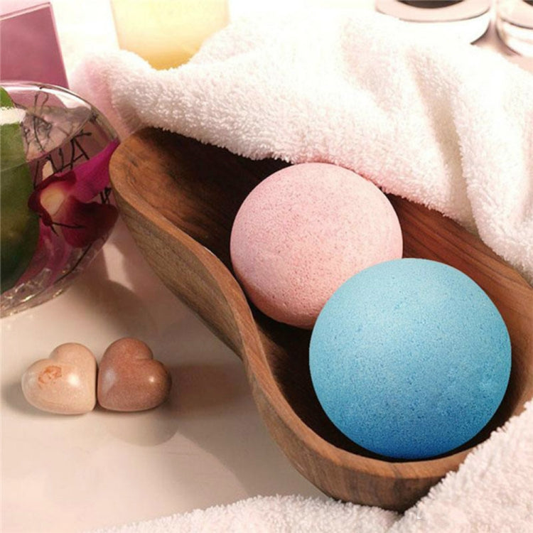 3 PCS 10g Natural Bubble Shower Bombs Ball Bath Salt Body Essential Oil Bath Ball, Green, Blue, Purple, Red, Yellow, Pink